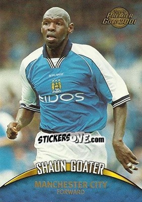 Sticker Shaun Goater - Premier Gold 2000-2001 n. 80 - Topps