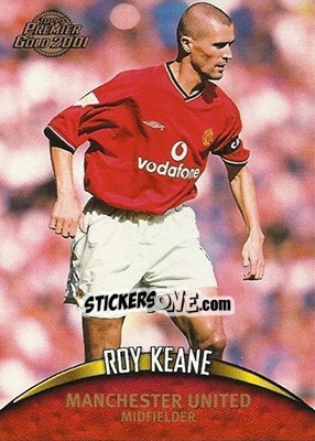 Sticker Roy Keane - Premier Gold 2000-2001 n. 82 - Topps