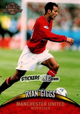 Sticker Ryan Giggs - Premier Gold 2000-2001 n. 84 - Topps