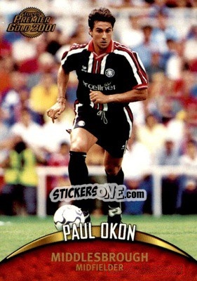 Sticker Paul Okon - Premier Gold 2000-2001 n. 88 - Topps