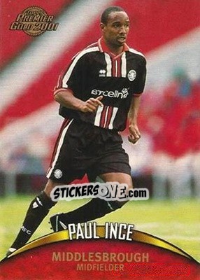Sticker Paul Ince - Premier Gold 2000-2001 n. 91 - Topps
