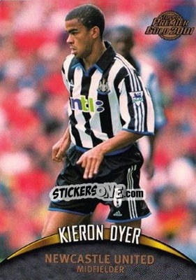 Sticker Kieron Dyer - Premier Gold 2000-2001 n. 97 - Topps