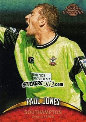 Sticker Paul Jones - Premier Gold 2000-2001 n. 100 - Topps