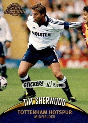 Sticker Tim Sherwood - Premier Gold 2000-2001 n. 114 - Topps