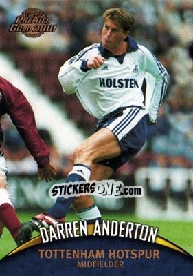 Sticker Darren Anderton - Premier Gold 2000-2001 n. 115 - Topps