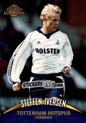 Sticker Steffen Iversen - Premier Gold 2000-2001 n. 117 - Topps