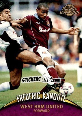 Cromo Frederic Kanuté - Premier Gold 2000-2001 n. 123 - Topps