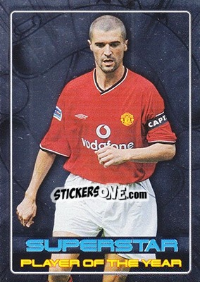 Sticker Roy Keane - Premier Gold 2000-2001 n. S1s - Topps