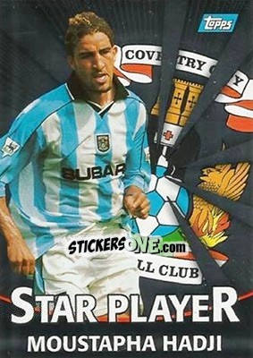 Cromo Mustapha Hadji - Premier Gold 2000-2001 n. T6s - Topps