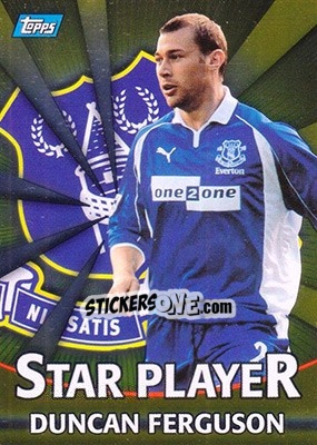 Sticker Duncan Ferguson - Premier Gold 2000-2001 n. T8g - Topps