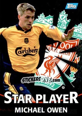 Sticker Michael Owen - Premier Gold 2000-2001 n. T12 - Topps