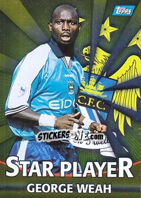 Figurina George Weah - Premier Gold 2000-2001 - Topps