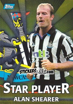 Sticker Alan Shearer - Premier Gold 2000-2001 n. T16g - Topps