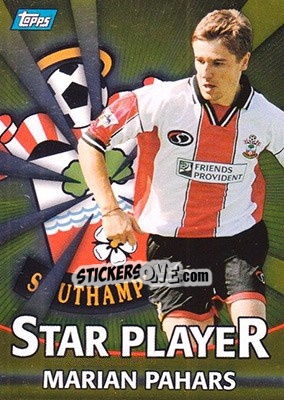 Sticker Marian Pahars - Premier Gold 2000-2001 n. T17g - Topps