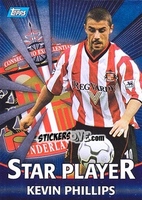 Sticker Kevin Phillips - Premier Gold 2000-2001 n. T18b - Topps