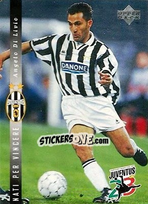 Sticker Angelo Di Livio - Juventus FC Campione d'Italia 1994-1995 n. 6 - Upper Deck