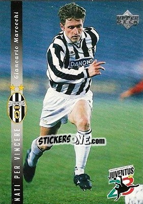 Sticker Giancarlo Marocchi - Juventus FC Campione d'Italia 1994-1995 - Upper Deck