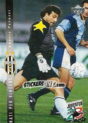 Sticker Angelo Peruzzi - Juventus FC Campione d'Italia 1994-1995 n. 13 - Upper Deck