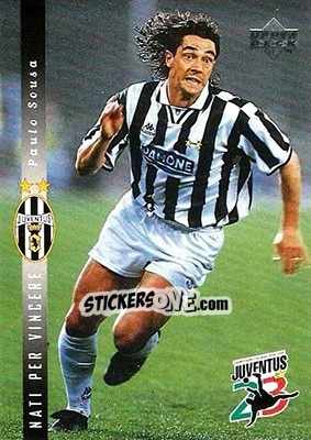 Sticker Paulo Sousa - Juventus FC Campione d'Italia 1994-1995 - Upper Deck
