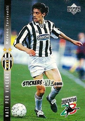 Sticker Moreno Torricelli - Juventus FC Campione d'Italia 1994-1995 n. 19 - Upper Deck