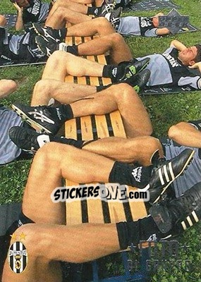 Sticker Foto Di Gruppo - Juventus FC Campione d'Italia 1994-1995 n. 21 - Upper Deck