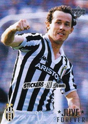 Figurina Liam Brady - Juventus FC Campione d'Italia 1994-1995 - Upper Deck