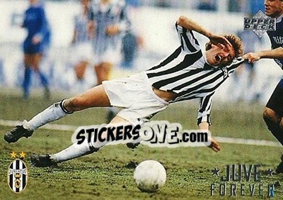 Sticker Zibi Boniek - Juventus FC Campione d'Italia 1994-1995 n. 30 - Upper Deck