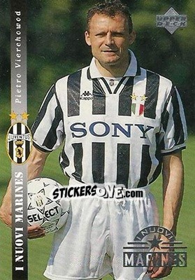 Sticker Pietro Vierchowod - Juventus FC Campione d'Italia 1994-1995 - Upper Deck