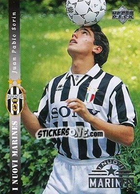 Sticker Juan Pabio Sorin - Juventus FC Campione d'Italia 1994-1995 - Upper Deck