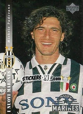 Sticker Michele Padovano - Juventus FC Campione d'Italia 1994-1995 n. 42 - Upper Deck