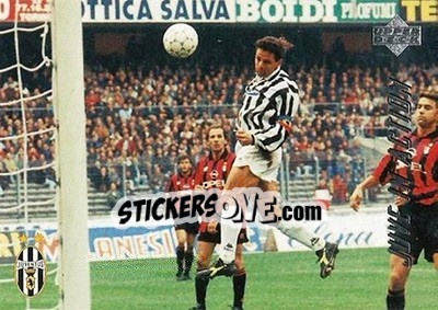 Sticker Juventus - Milan 1-0 - Juventus FC Campione d'Italia 1994-1995 - Upper Deck