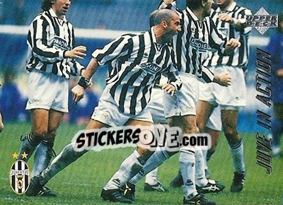 Cromo Juventus - Fiorentina 3-2 - Juventus FC Campione d'Italia 1994-1995 - Upper Deck