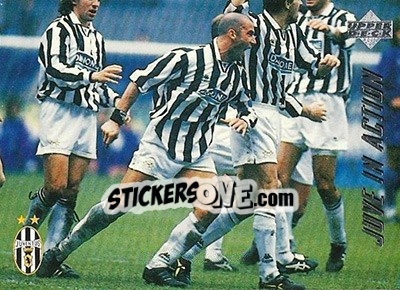 Sticker Juventus - Fiorentina 3-2 - Juventus FC Campione d'Italia 1994-1995 n. 51 - Upper Deck