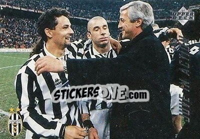 Sticker Milan - Juventus 0-2 - Juventus FC Campione d'Italia 1994-1995 n. 60 - Upper Deck