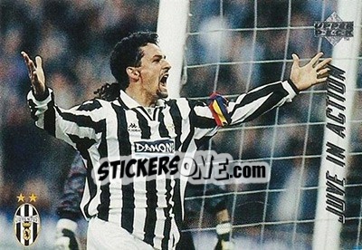 Sticker Juventus - B.Dortmund 2-2 - Juventus FC Campione d'Italia 1994-1995 - Upper Deck