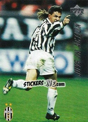 Sticker B.Dortmond - Juventus 1-2 - Juventus FC Campione d'Italia 1994-1995 - Upper Deck