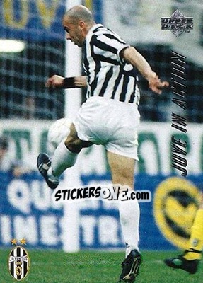 Sticker Juventus - Parma 1-1 - Juventus FC Campione d'Italia 1994-1995 - Upper Deck