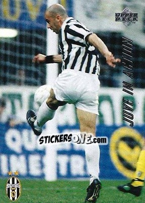 Sticker Juventus - Parma 1-1 - Juventus FC Campione d'Italia 1994-1995 n. 72 - Upper Deck