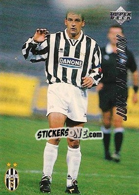 Sticker Chievo - Juventus 1-3 - Juventus FC Campione d'Italia 1994-1995 n. 73 - Upper Deck