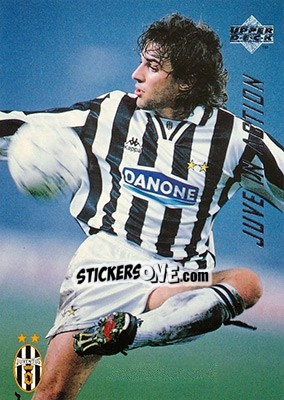 Figurina Juventus - Roma 3-0 - Juventus FC Campione d'Italia 1994-1995 - Upper Deck