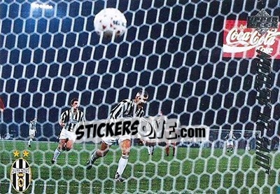 Sticker Roma - Juventus 3-1 - Juventus FC Campione d'Italia 1994-1995 n. 75 - Upper Deck