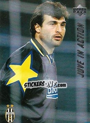 Sticker Juventus - Lazio 2-1 - Juventus FC Campione d'Italia 1994-1995 n. 79 - Upper Deck