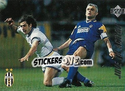 Sticker Parma - Juventus 0-2 - Juventus FC Campione d'Italia 1994-1995 n. 83 - Upper Deck