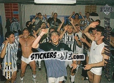 Sticker Fiesta Bianconera - Juventus FC Campione d'Italia 1994-1995 - Upper Deck