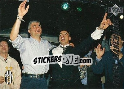 Sticker Fiesta Bianconera - Juventus FC Campione d'Italia 1994-1995 n. 86 - Upper Deck