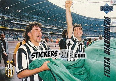 Sticker Fiesta Bianconera - Juventus FC Campione d'Italia 1994-1995 - Upper Deck