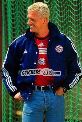 Figurina Thomas Strunz - FC Bayern München Foto-Cards 1998-1999 n. 7 - Panini