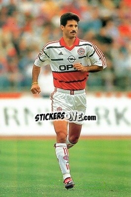 Sticker Ali Daei - FC Bayern München Foto-Cards 1998-1999 - Panini