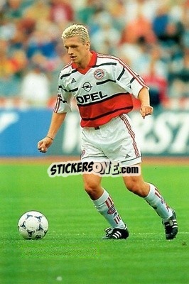 Figurina Thomas Strunz - FC Bayern München Foto-Cards 1998-1999 - Panini
