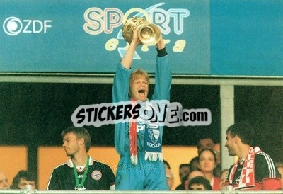 Sticker Oliver Kahn - FC Bayern München Foto-Cards 1998-1999 - Panini